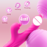 Fabrik-Großhandel Weiblicher Einziehbarer Heiz-Vibrator Teleskop-Dildo 10-Frequenz Professionelles Wellness-Tool USB-Aufladbar