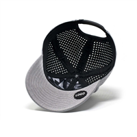 Casquette de baseball personnalisée à 6 panneaux pour hommes, coupe au laser à trou, casquette hydroperforée imperméable à l'eau
