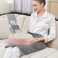Maßgefertigter Weicher Schoß-Schreibtisch Kissenhalter Ständer 360° Verstellbare Handy- und Tablet-Halterung mit Ablagefach