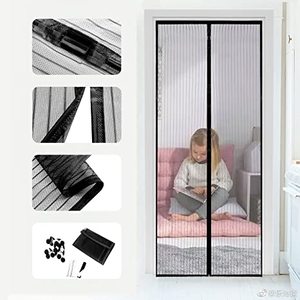 Summer Polyester Magnetic Mosquito Netting Screen Door Magnetic Curtain Anti-mosquito Net Curtain