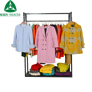Usato Vestiti di Marca Delle Donne di Inverno Cappotto di Lana Pettinata Della Corea Vestiti di Seconda Mano - Product Image 4
