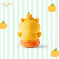 Peluche authentique Capybara Lulu super douce, rembourrée en coton PP, poupée pendentif de 10-11 cm, décoration de sac, cadeau d'anniversaire pour filles