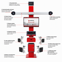 Sunshine 3D Wheel Aligner dengan Sertifikat CE (S-M5), Penyelarasan Mobil, Alat Penyelarasan Mobil, Peralatan Garasi