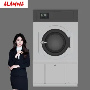 Automatic Large Stainless Steel Roller Industrial Dryer Electric Heating Steam Dryer For Towels Clothes Grass Hotels Hospitals