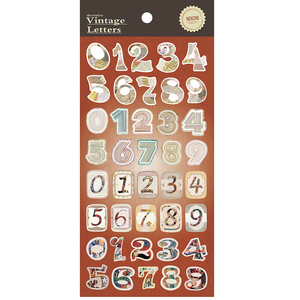 Autocollant Alphabet neboni Vintage en papier, adhésif décoratif personnalisé, pour journal à main - Product Image 5