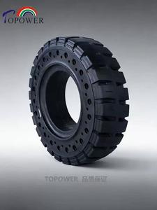 Neumático de goma maciza sin aire para barredora 300x100 350x100 400x100 con llanta disponible - Product Image 3