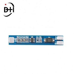 แผงวงจรป้องกันแบตเตอรี่ลิเธียม 2S 7.4V 8.4V 2A 3A สำหรับแบตเตอรี่ Li-ion 2 เซลล์  แบบ Lipo BMS พร้อมวงจร PCB ป้องกันการชาร์จเกิน - Product Image 3