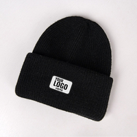 Bonnet tricoté en acrylique personnalisé avec logo, chaud et épais, style pêcheur, idéal pour l'hiver et les voyages, vente en gros