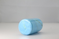 Bouteille de parfum Design professionnel Spray pour cheveux Huile Roller Polish Round Rectangle Blue Glass 100ml Bouteille de parfum