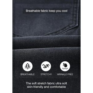 Pantalones Cortos de Mezclilla para Hombre FOXA, Ajustados, Elásticos, Estilo Urbano, Casuales, para Verano - Product Image 6
