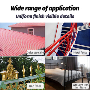 Water-Based <b>Metal</b> Rust-Proof <b>Paint</b> for Iron Gates Railings-<b>Matte</b> for Built-In Brush Spray Roller Application Direct - Product Image 2