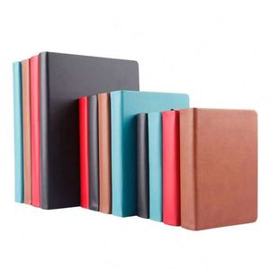 Wholesale Leather Hardcover A5 Custom Journal <b>Notebooks</b> with Thickened Painting Paper 180 Sheets Thread Sewn for Gift - Product Image 1