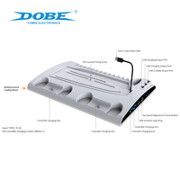 Support de charge et de refroidissement officiel DOBE pour PS5 avec ventilateur de refroidissement pour PS5/PS5 Slim/PS5 Pro - Accessoires de jeu