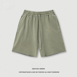 Pantalones <span class=keywords><strong>Cortos</strong></span> Personalizables de Verano 100% Algodón, Marca Europea y Americana, de Alta Calidad, con Dobladillo Enrollado, 370G, Casuales para Hombre - Product Image 1