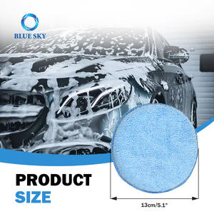 सार्वभौमिक माइक्रोफाइबर मोम एप्लीकेटर पैड कार की सफाई और ठीक पॉलिशिंग के लिए एप्लीकेटर पैड एप्लीकेटर पैड - Product Image 3