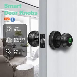 WAFU Pintu Interior Privasi, Kontrol Aplikasi Biometrik Sidik Jari Cerdas Kunci Pintu Sidik Jari Kenop Pintu untuk Kamar Tidur Ruang Ganti Hotel