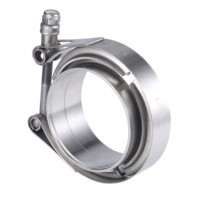 OEM Zorro/Sellena ZL-V-Band Turbo-Auspuffrohr V-Band-Klemme 2 Zoll 2,25 Zoll 2,5 Zoll 3 Zoll 51 63 76mm Männlicher Weiblicher Flansch-Kit