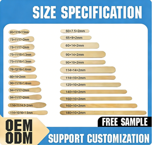 Bâtonnets en <span class=keywords><strong>bois</strong></span> naturels biodégradables jetables SILIKOLOVE pour glaces, vente en gros, impression personnalisée avec logo - Product Image 5