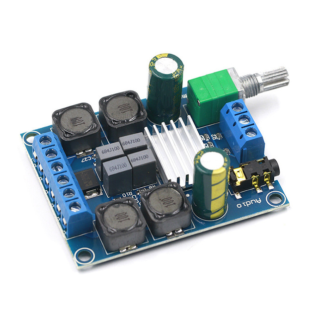 Factory Price TPA3116D2 Class D Two-Channel Stereo Amplifier Board DC 5V-24V 2x50W High Power Digital Subwoofer Amplifier Board