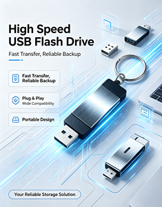 Promotion de liquidation d'usine : Clé USB rotative en métal haute vitesse, personnalisable avec logo, prix de gros promotionnel - Product Image 1