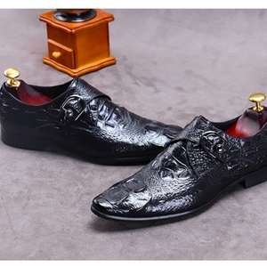 Elegant Men's Formal Lace-up <b>Shoes</b> Pointed Toe Autumn Style Anti-Slippery Cow Leather Upper Made in China - Product Image 6