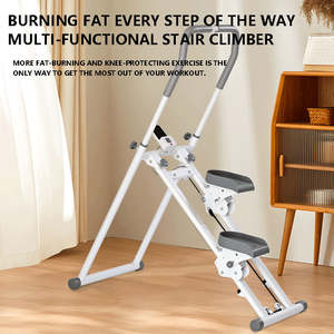 Máquina de ejercicio escaladora vertical comercial escaladora de escalera ajustable compacta con pedales antideslizantes - Product Image 6