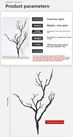 D231 branches d'arbre artificielles brindilles de corail bois de cerf casque décor pour salon paysage ornements de noël