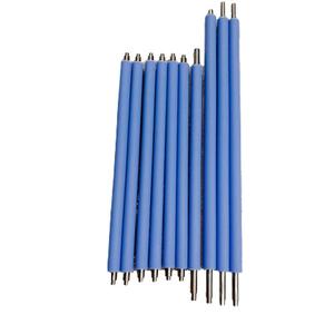 Tùy biến vật liệu xử lý các bộ phận thiết bị băng tải con lăn ánh sáng màu xanh PU tráng con lăn - Product Image 1