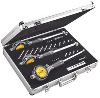 Jauge de calibre interne Starrett 3089M 6-450 mm 0,01 mm avec pointe en carbure, micromètre interne métrique avec étui OEM