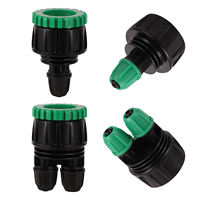 Adaptateur de robinet de jardin 1/2 3/4 pouce femelle vers raccord de tuyau 4 mm pour micro-irrigation