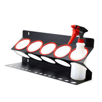 Support mural pour outils de lavage de voiture, support de nettoyage automobile pour brosses et bouteilles