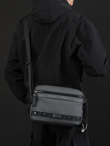 Nouveau sac à bandoulière pour homme tendance avec fermeture éclair, sac à bandoulière en nylon imperméable et durable pour homme, sac de téléphone décontracté - Product Image 5