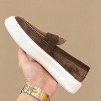 Nouvelles Chaussures Mocassins Respirantes pour Hommes en Cuir Véritable de Vache – Chaussures Habillées Oxford Formelles pour le Bureau et la Carrière
