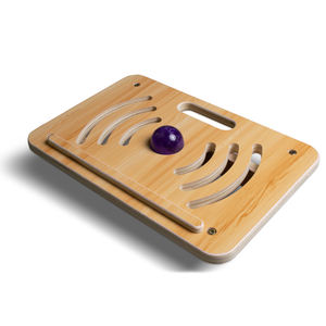 アンダーデスクマッサージボールフットレスト人間工学に基づいた木材痛み軽減脚部ホームオフィス用 - Product Image 2