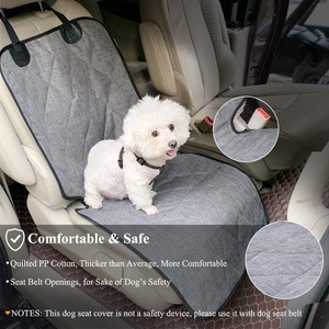 Fundas de asiento de auto de tela catiónica Multicolor para mascotas, cojín de asiento para asiento delantero de coche - Product Image 3