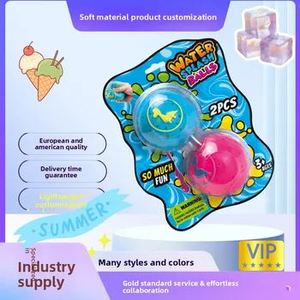 Pelotas <span class=keywords><strong>de</strong></span> Agua para Saltar BY Summer, Paquete <span class=keywords><strong>de</strong></span> 2 Pelotas Rebotantes, Pelotas <span class=keywords><strong>de</strong></span> Salpicadura, Pelotas <span class=keywords><strong>de</strong></span> Playa y Pelotas Antideslizantes, Juguetes <span class=keywords><strong>de</strong></span> Piscina para Niños - Product Image 2