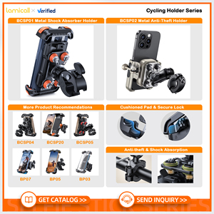 Support <span class=keywords><strong>de</strong></span> téléphone pour moto Lamicall BCSP01 à double absorption des chocs, amortisseur <span class=keywords><strong>de</strong></span> vibrations, verrouillage <span class=keywords><strong>de</strong></span> sécurité, anti-vibration, support <span class=keywords><strong>de</strong></span> téléphone pour moto, VTT - Product Image 6