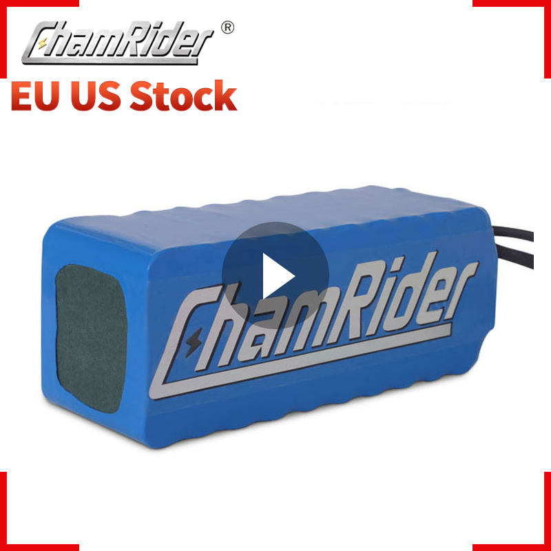 Chamrider оптовая торговля 36v 48v электрический скутер Байк, способный преодолевать Броды 18650 литий-ионный Аккумулятор akku для электрического велосипеда с аккумуляторной батареей 52V, фара для электровелосипеда в батарейный блок