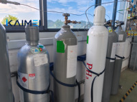 Cilindro de Acero con Gas Neón al 99.999%, 47L, 150 Bar, Gas Industrial para Láser Excimer, Servicio de Llenado de Mezcla de Gases