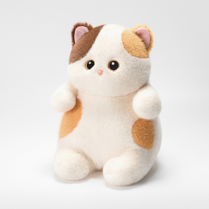 Bobova Juguete <span class=keywords><strong>de</strong></span> Peluche <span class=keywords><strong>de</strong></span> Gato <span class=keywords><strong>de</strong></span> Tres Colores 40cm, <span class=keywords><strong>Súper</strong></span> Suave, Poliéster y Algodón PP, Bordado, Regalo para el Hogar - Product Image 1