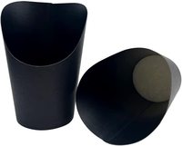 Porte-frites 14oz gobelets en papier jetables pour frites à emporter fête cuisson papier gaufré boîtes à pop-corn gobelets pour charcuterie