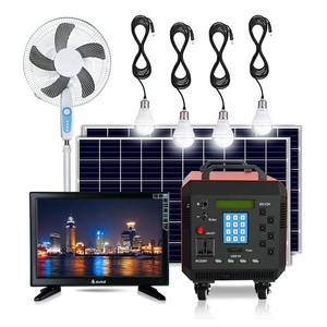 Systèmes solaires photovoltaïques MPPT à paiement à l'utilisation, sortie AC 220V, kit d'énergie solaire mobile avec ports de stockage pour projets domestiques hors réseau - Product Image 4
