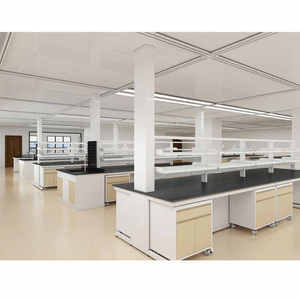 Laboratório banco personalizado escola hospital laboratório médico trabalho bancada sala limpa mesa de trabalho bancada - Product Image 5