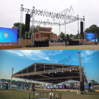 Estructura Truss de Aleación de Aluminio de 400*400mm 290*290mm para Escenario Sistema Truss para Eventos al Aire Libre y Techo de Conciertos