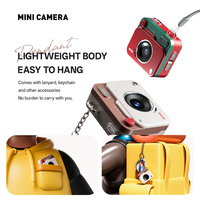 Mini caméra numérique porte-clés 1080P HD avec objectif orientable, caméscope portable MicroSD, mini caméra pour enfants
