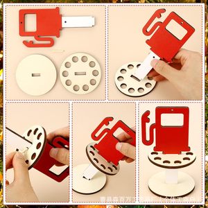 <b>Christmas</b> Money Rack <b>Tree</b> Reindeer Gingerbread Snowman Decorations For Holiday <b>Table</b> Display Reusable Party Ornament - Product Image 4