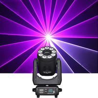 Pro DJ allume 2 en 1 Led Wash 10W RGB lumière principale mobile de Laser polychrome 10x20W RGBW éclairage de scène de lavage Led