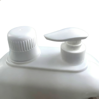 Bouteille de détergent liquide pour lessive de 2 L en PEHD de marque JC, fabriquée en Chine, avec pompe à lotion et étiquette, emballage vide