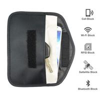 Portefeuille de protection anti-vol, anti-suivi, anti-rayonnement, anti-signal pour clé de voiture sans clé, sac Faraday