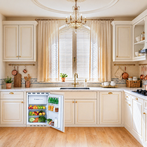 86L Built in Refrigerator 495mm Compact Single Door Direct <b>Cool</b> Manual Defrost Grade 1 Hotel Household - Product Image 1